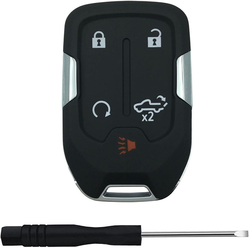 TALKMOON Replacement Keyless Entry Remote Key Fob Shell Case for 2022 2021 2020 2019 Chevy Silverado and GMC Sierra 1500 2500HD 3500HD Car Key Fob Cover (5 Button-C) - Image 1